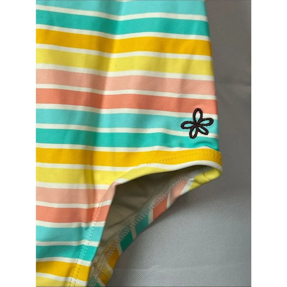 Matilda Jane Lollipop lines Swimsuit NWOT size 2
